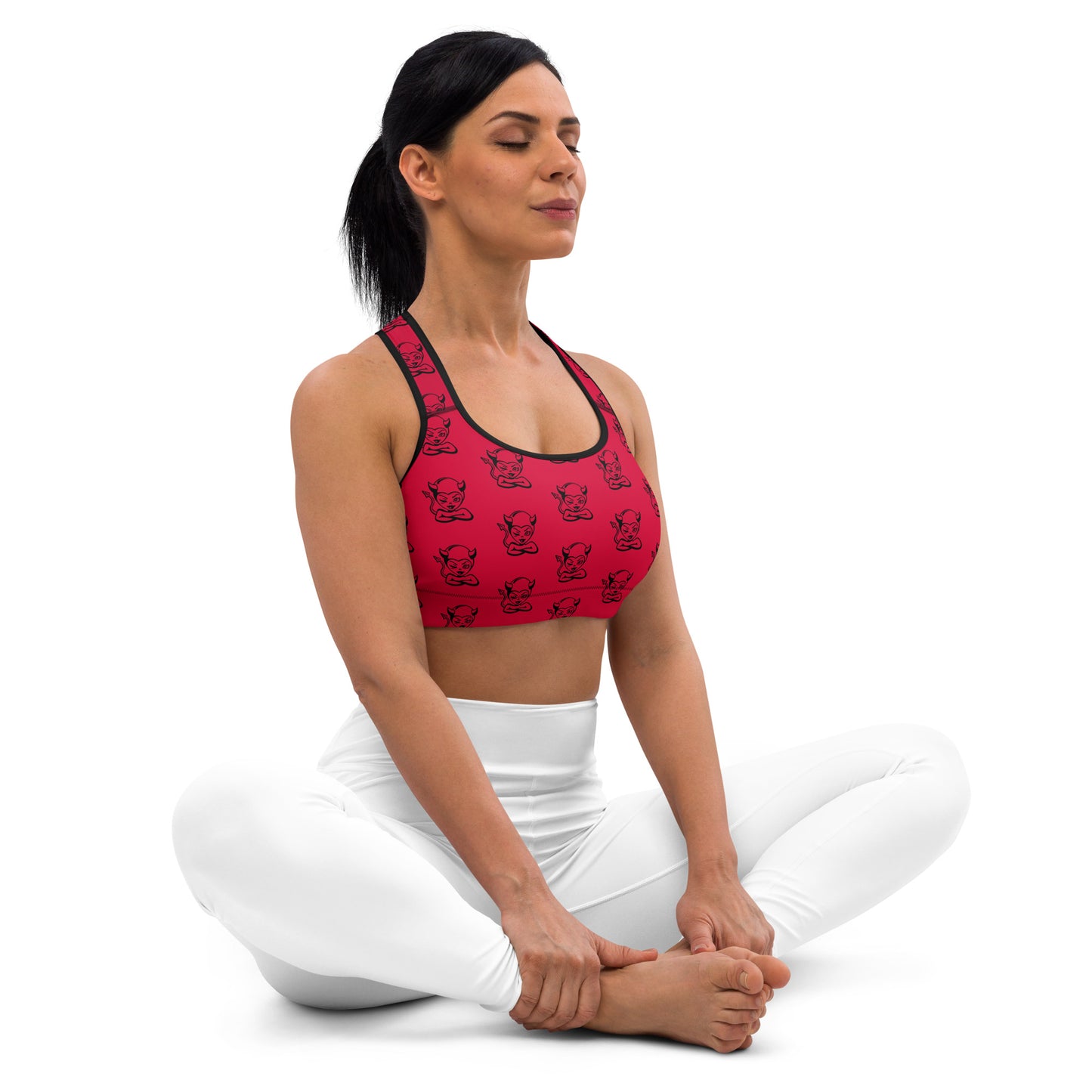 The Devil Wears Yoga Sports Bra