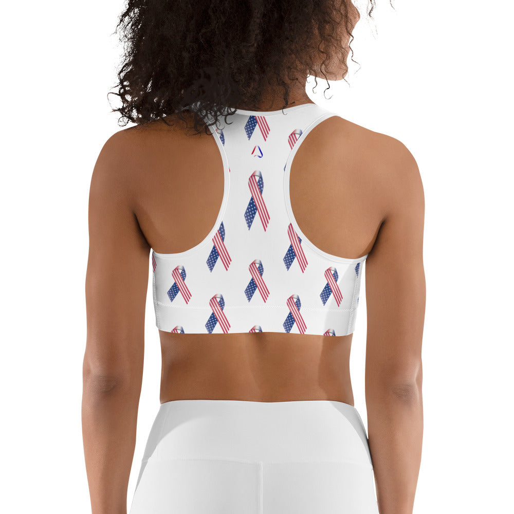 4th of July Sports Bra