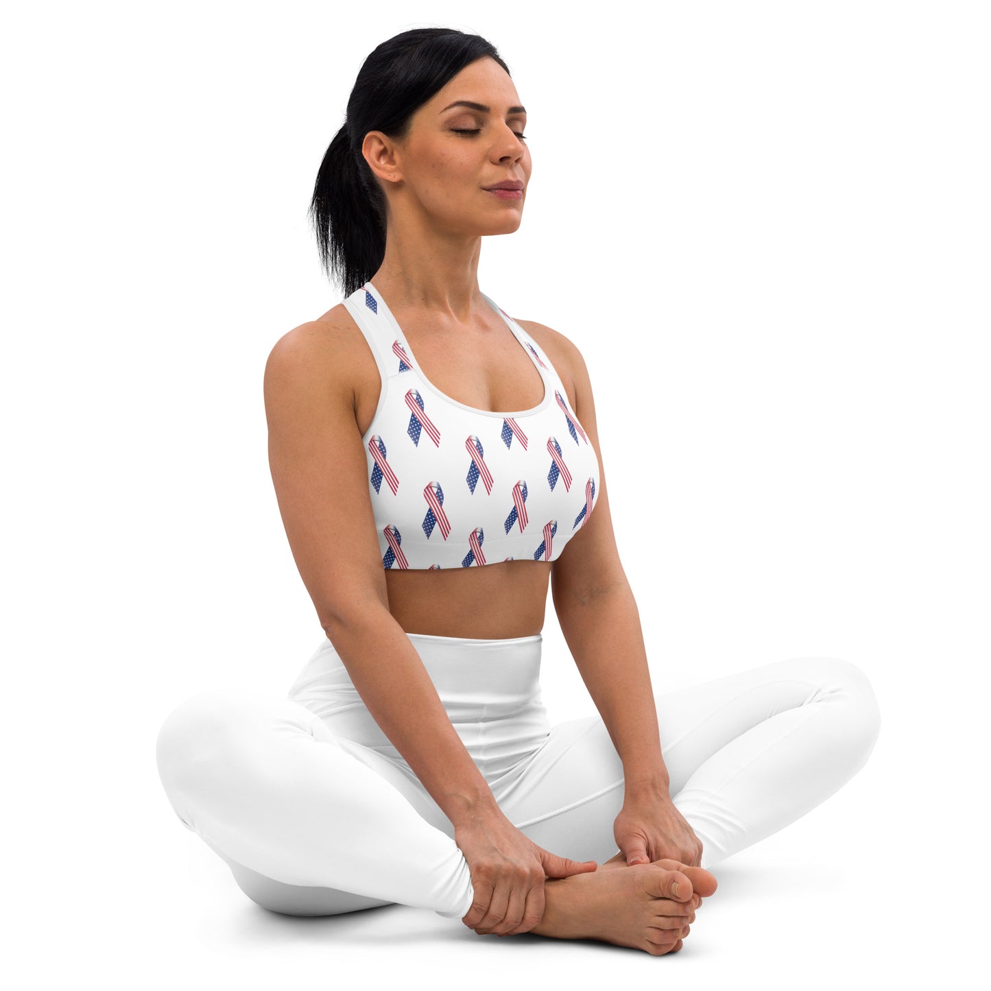 4th of July Sports Bra