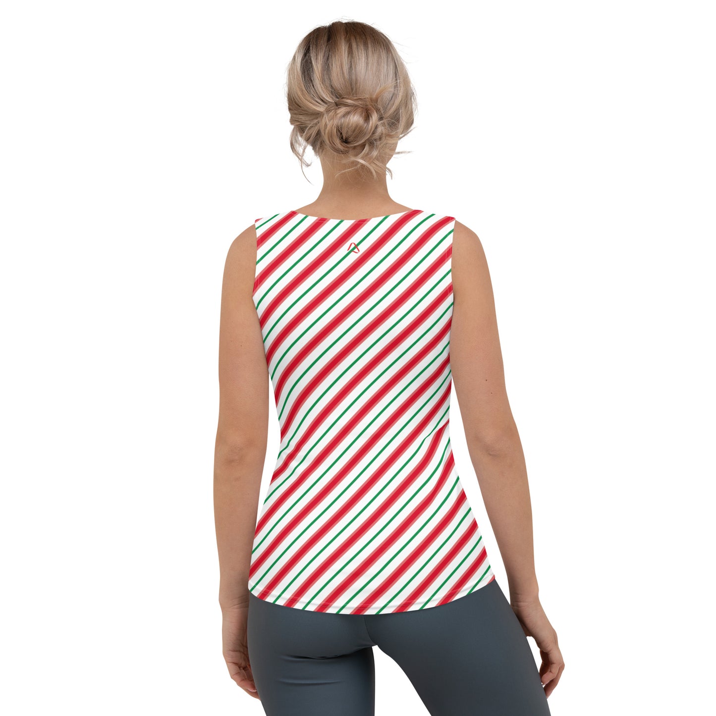 Candy Cane Yoga Tank Top