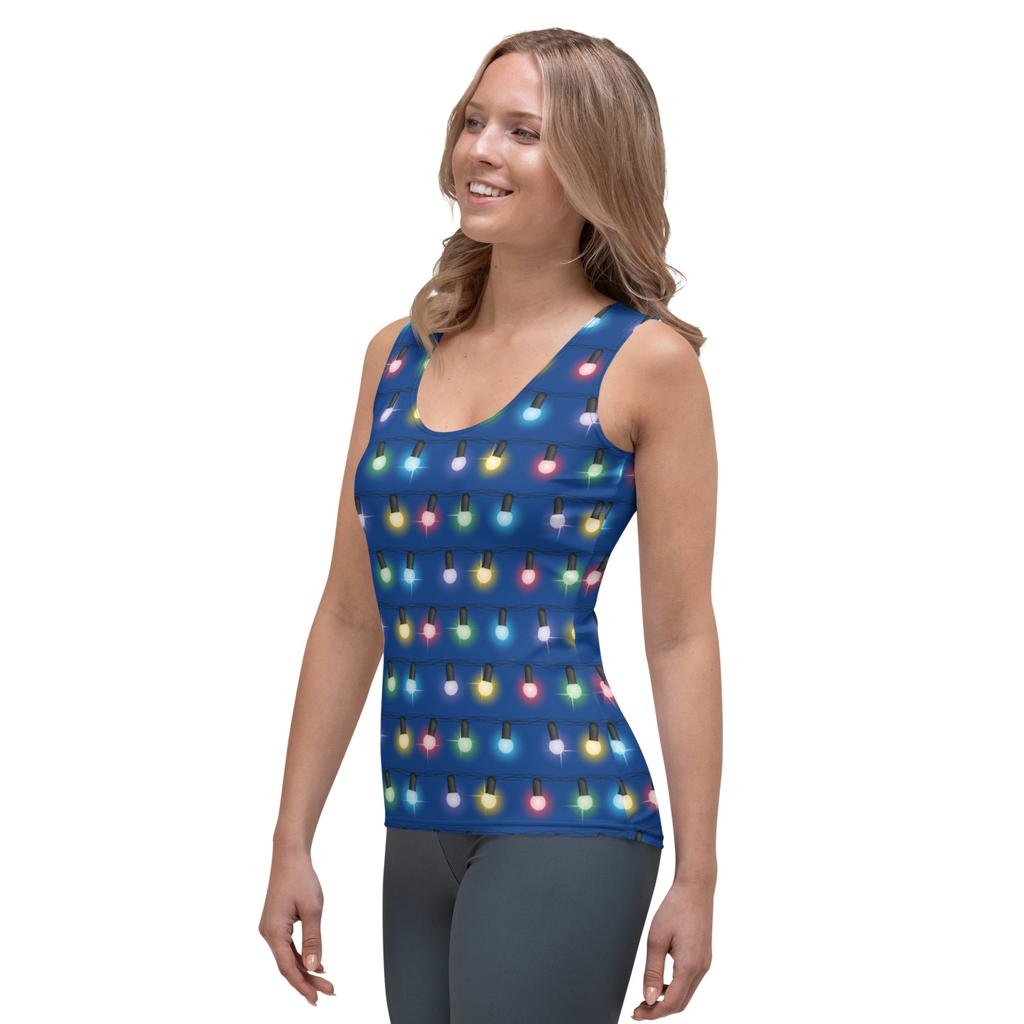 Christmas Lights Yoga Tank Top