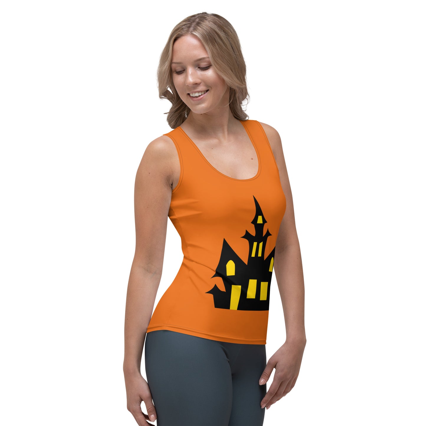 Haunted House Yoga Tank Top