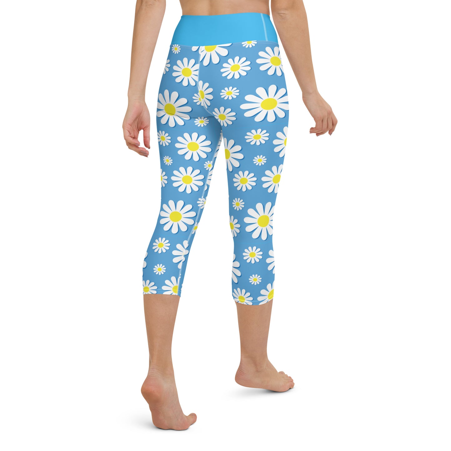 Daytime Daisies Yoga Capri Leggings