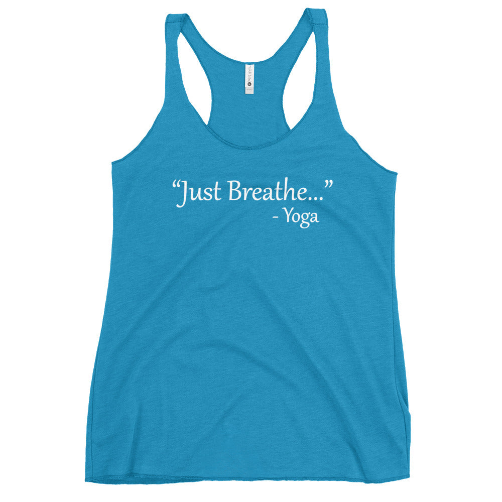 Just Breathe Women's Racerback Tank
