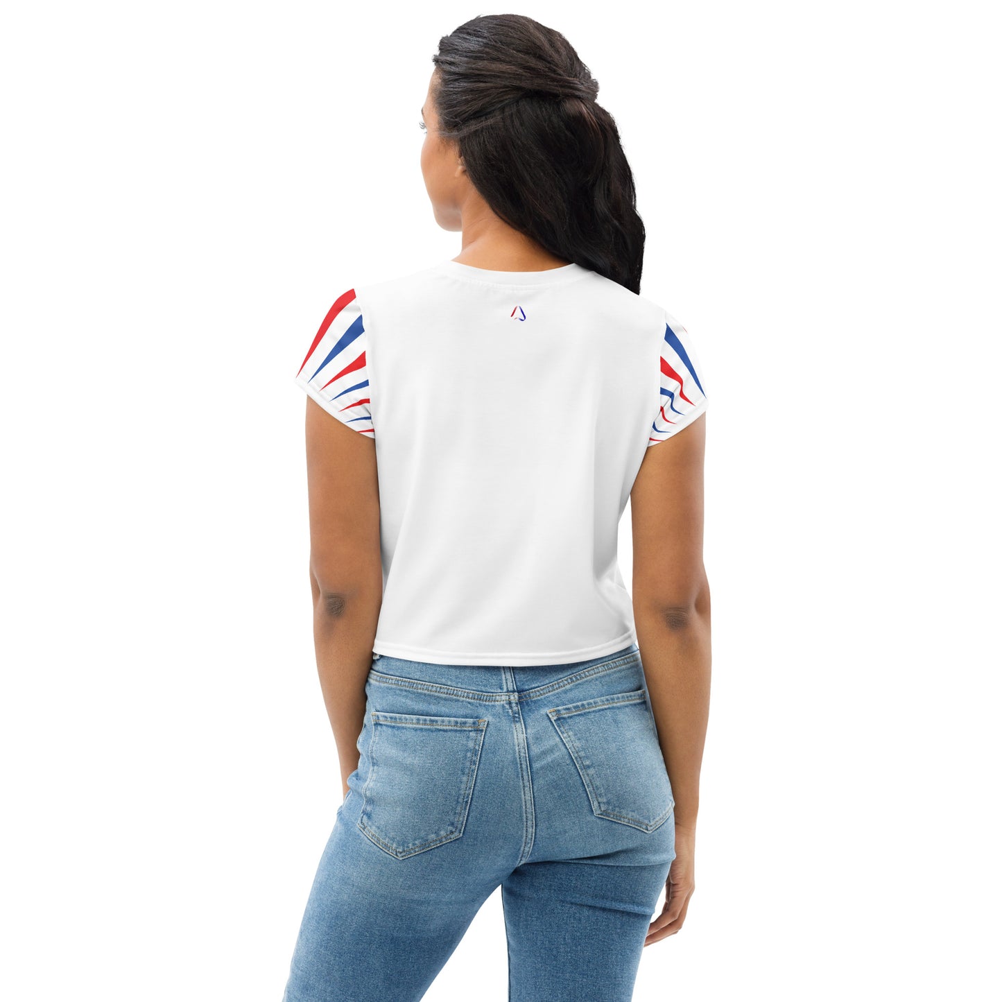 Red White & Boom Crop Top