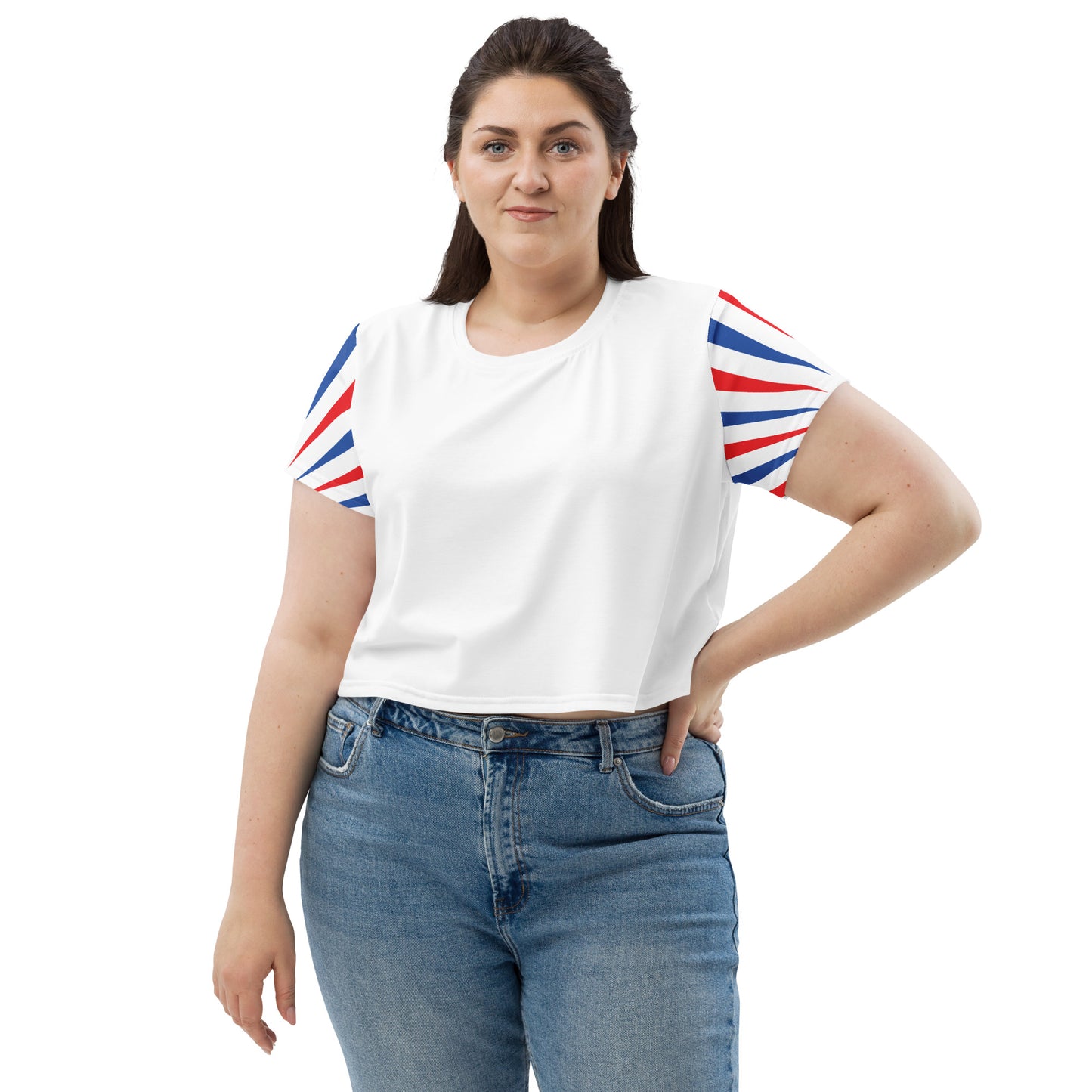 Red White & Boom Crop Top