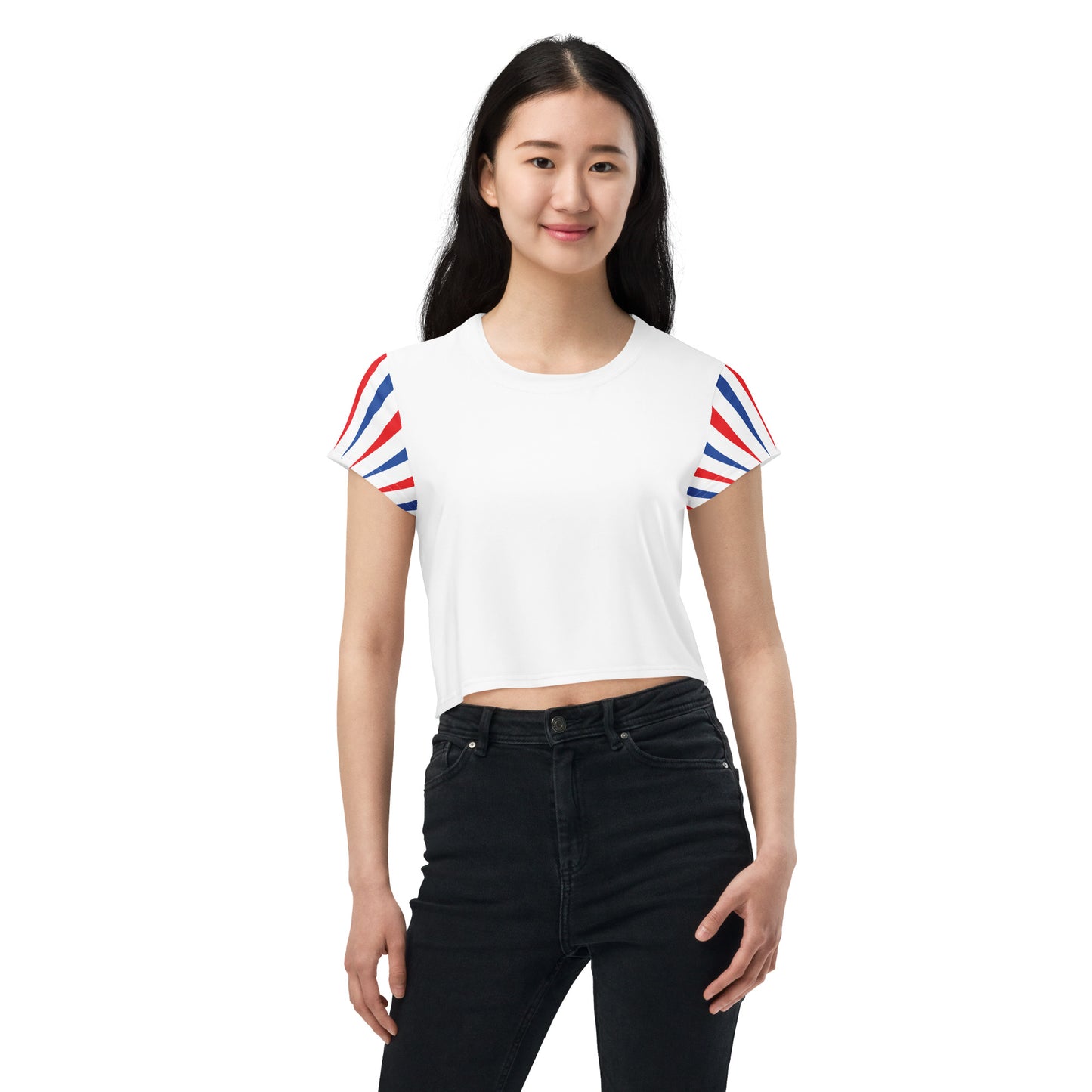 Red White & Boom Crop Top