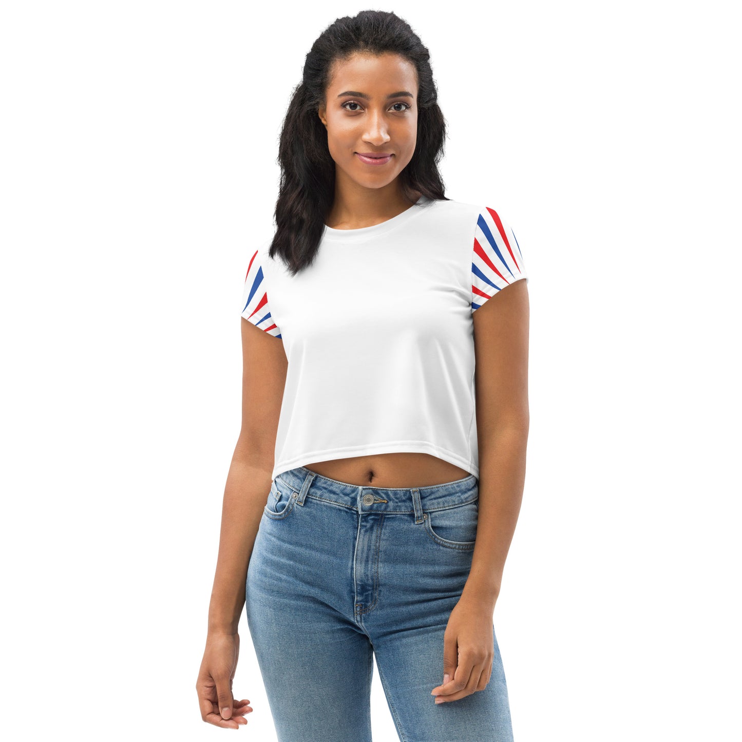 Red White & Boom Crop Top