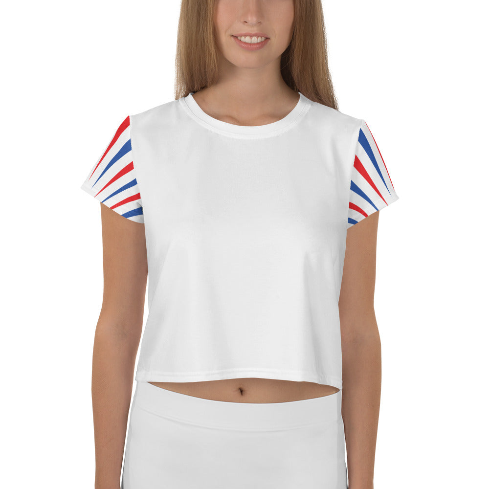 Red White & Boom Crop Top