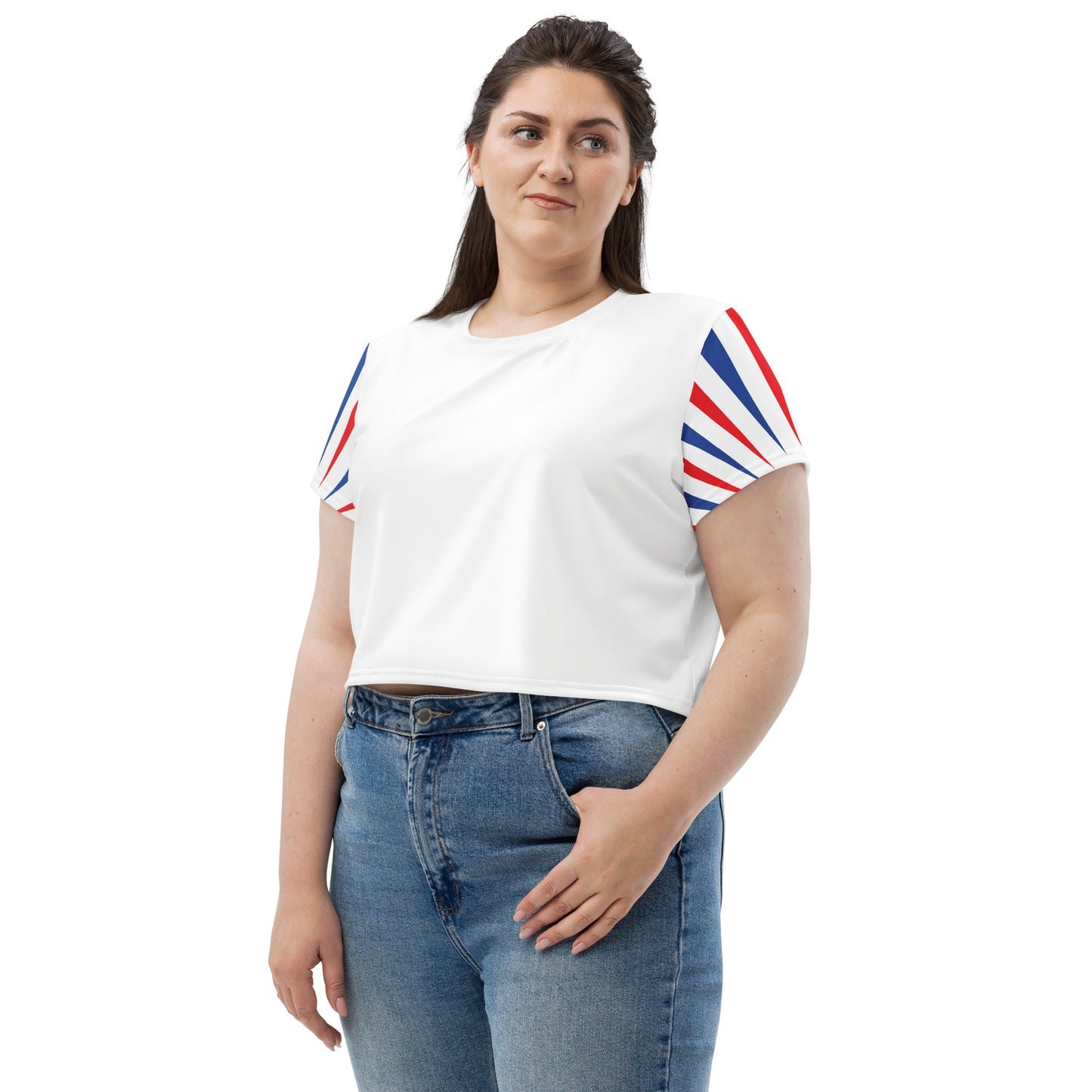 Red White & Boom Crop Top