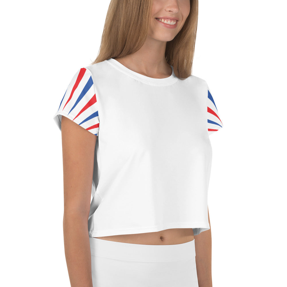 Red White & Boom Crop Top