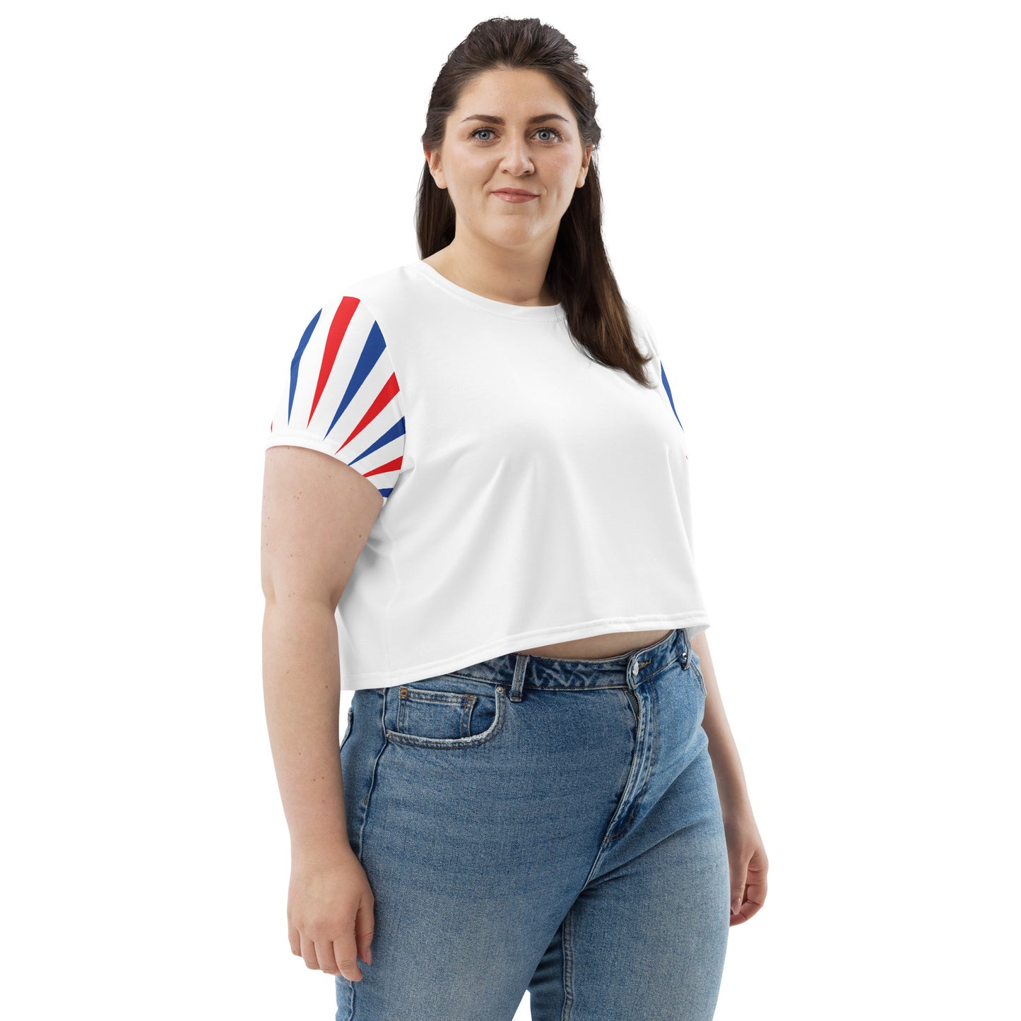 Red White & Boom Crop Top