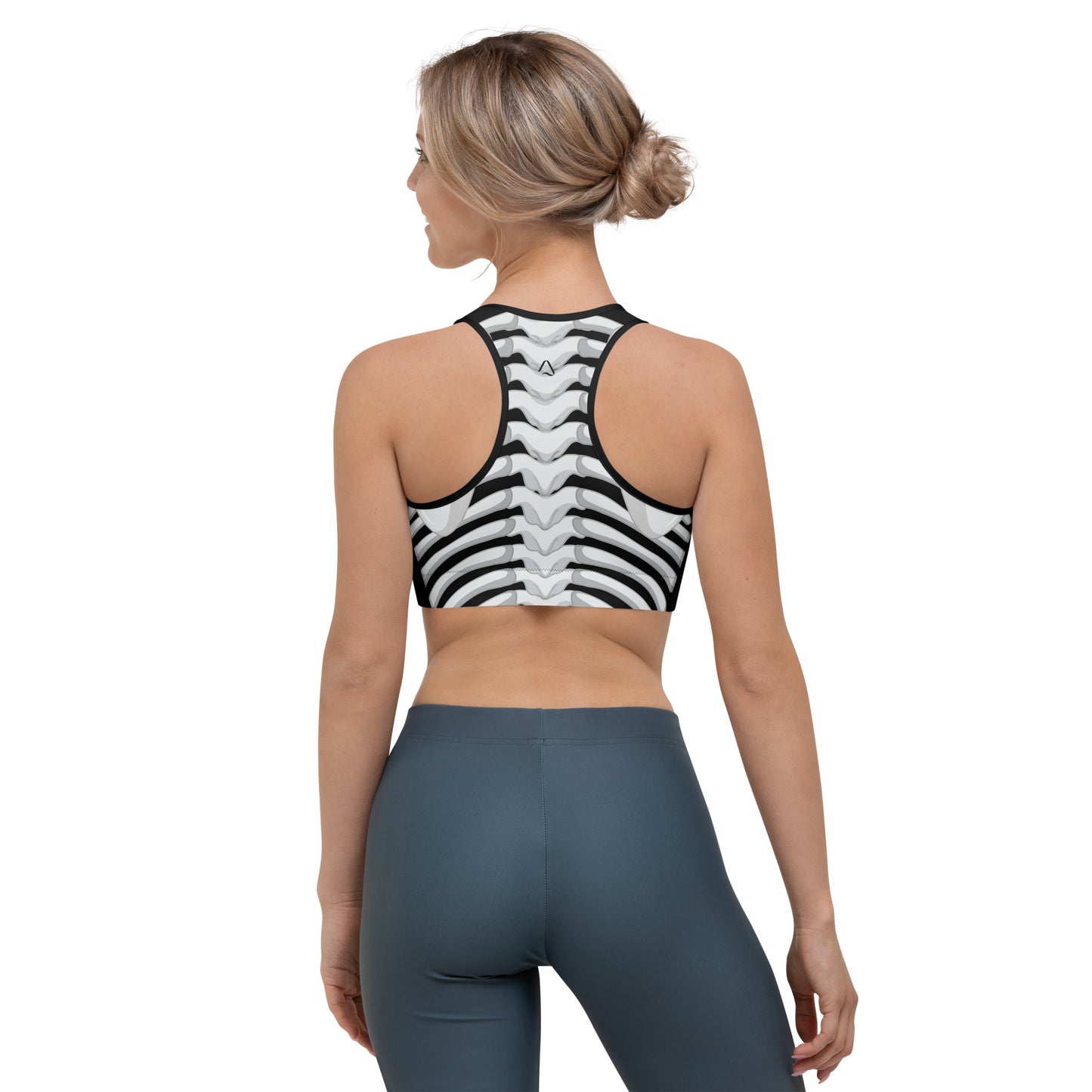 Skeleton Costume Yoga Sports Bra