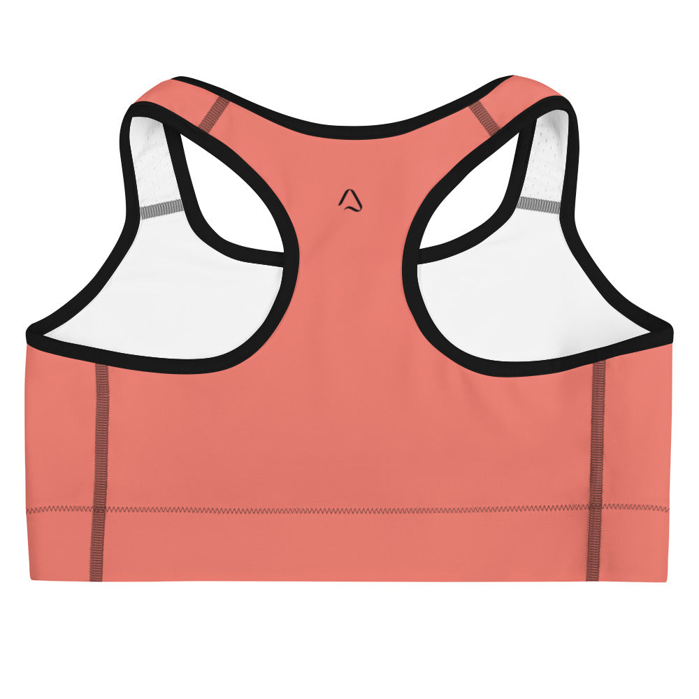 Autumn Nights Floral Solid Yoga Sports Bra