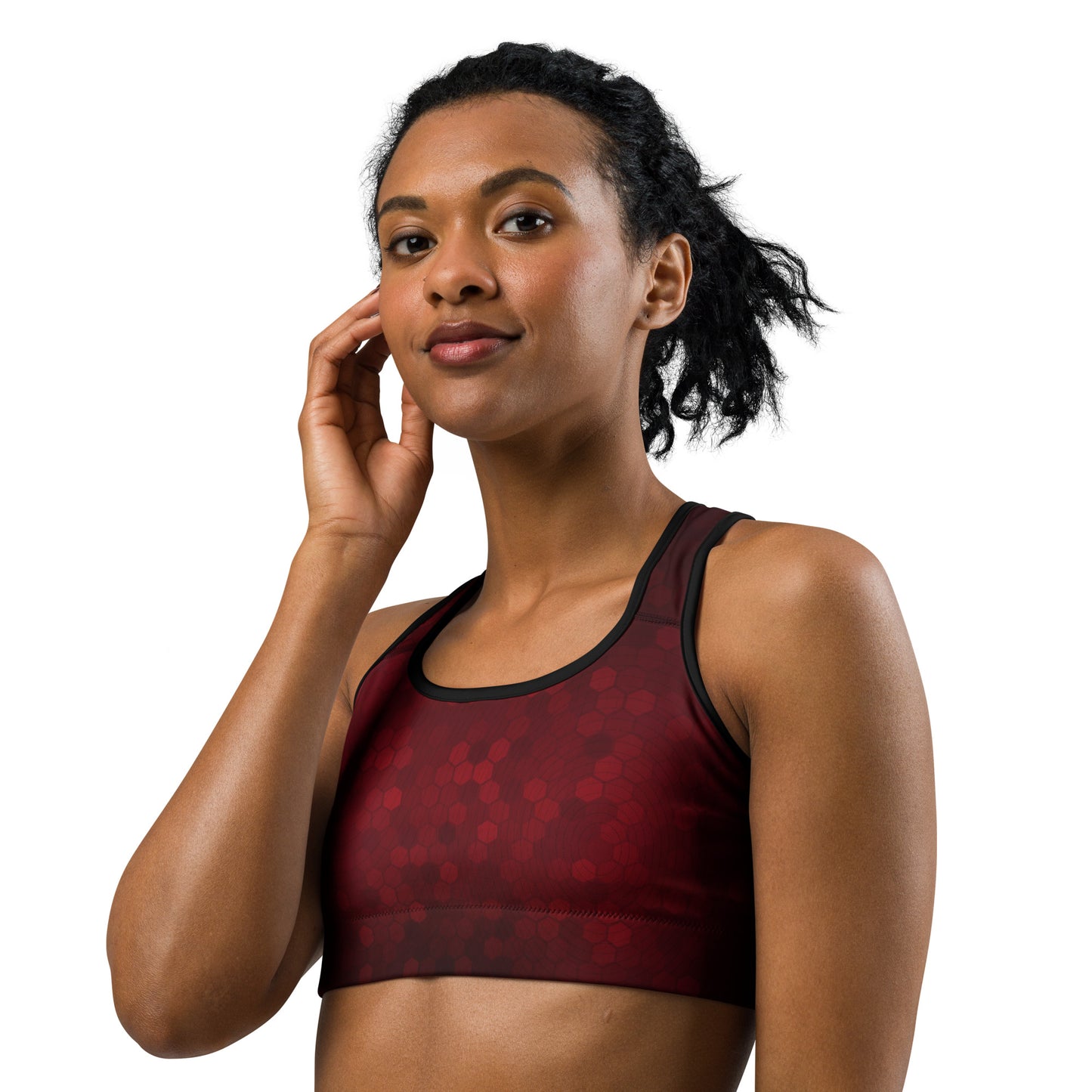 Winter Radiance Solid Sports Bra