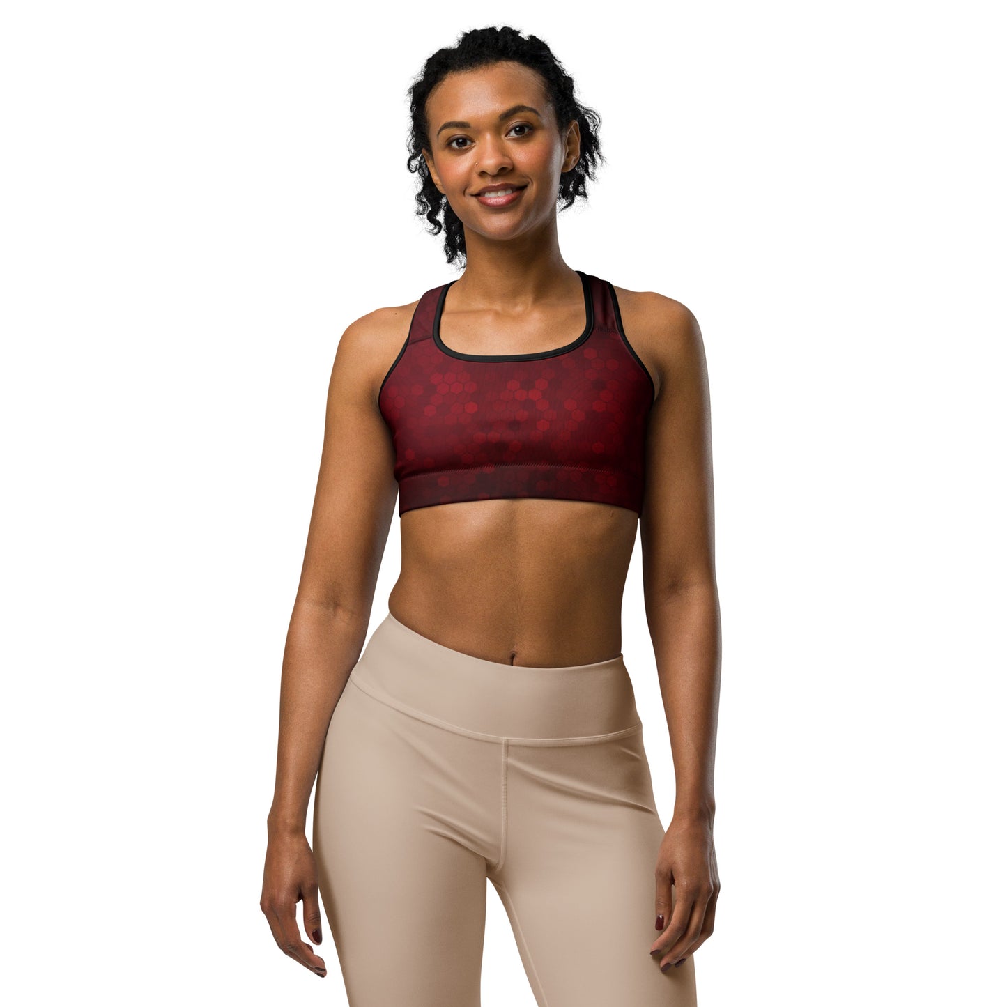 Winter Radiance Solid Sports Bra