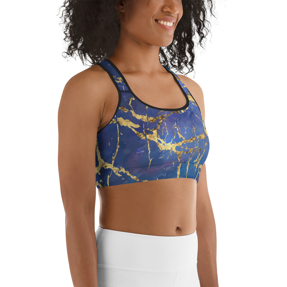 Blue Marble Sports Bra