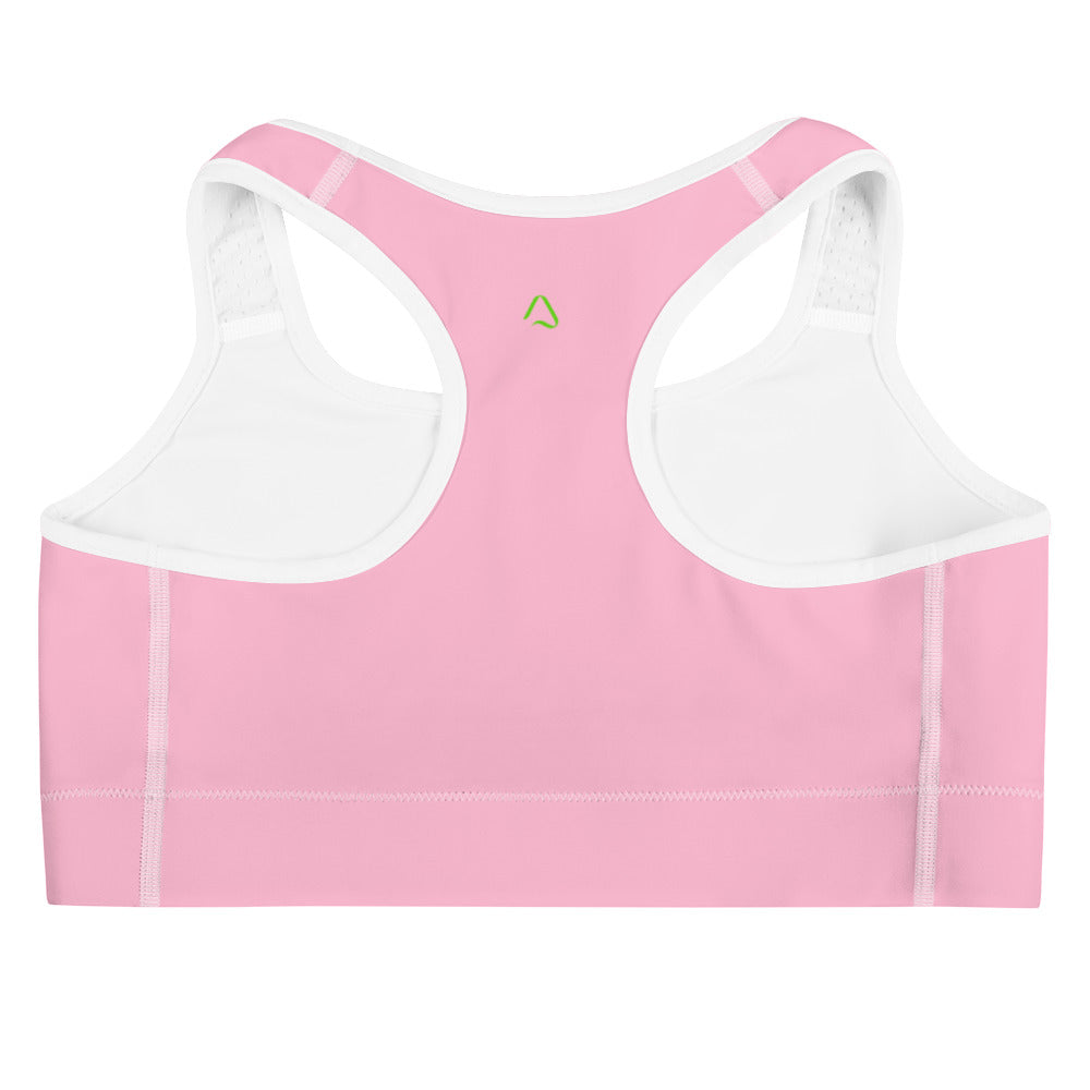 Abstract Easter Pastel Solid Sports Bra