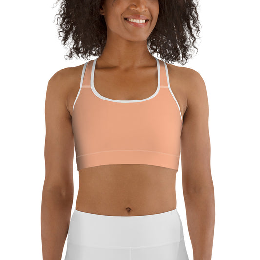 Meet Me in Rio Solid Yoga Sports Bra