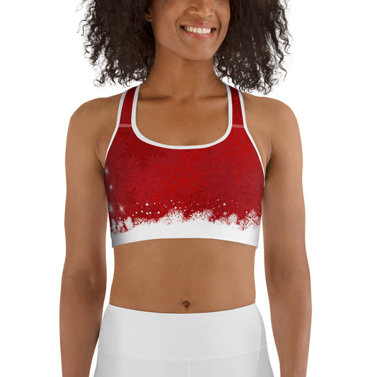 Snow Drift Sports Bra