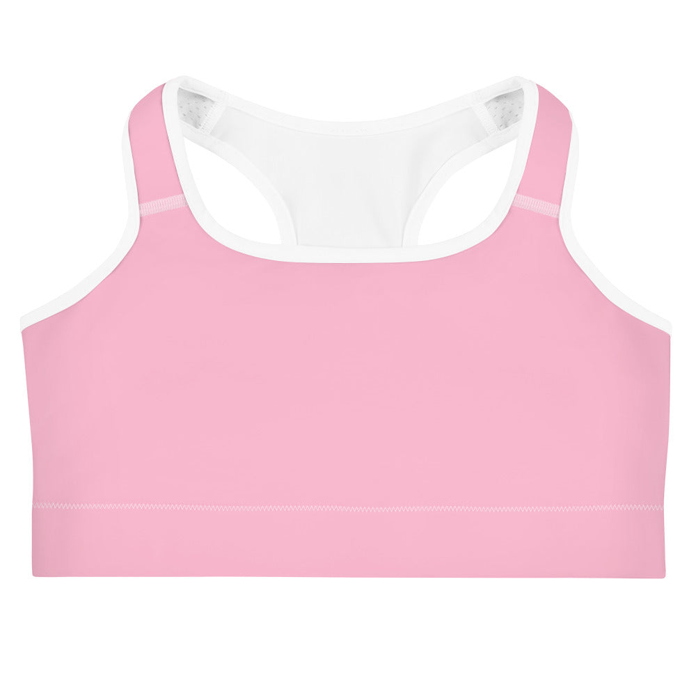 Abstract Easter Pastel Solid Sports Bra