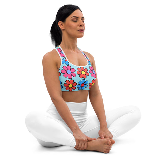 Dazzling Daisies Sports Bra