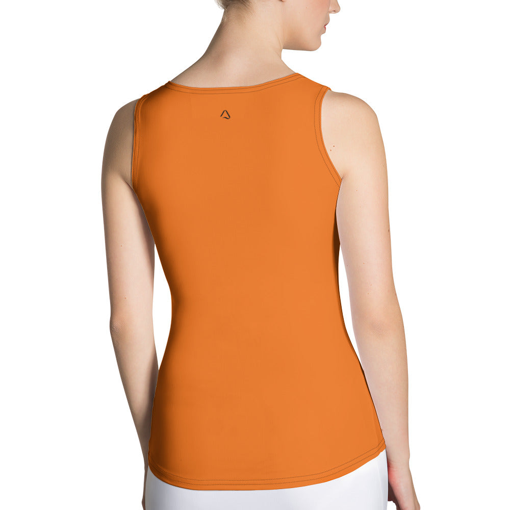 Orange You Batty Yoga Tank Top