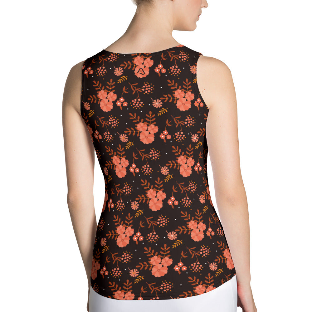 Floral Fall Nights Yoga Tank Top