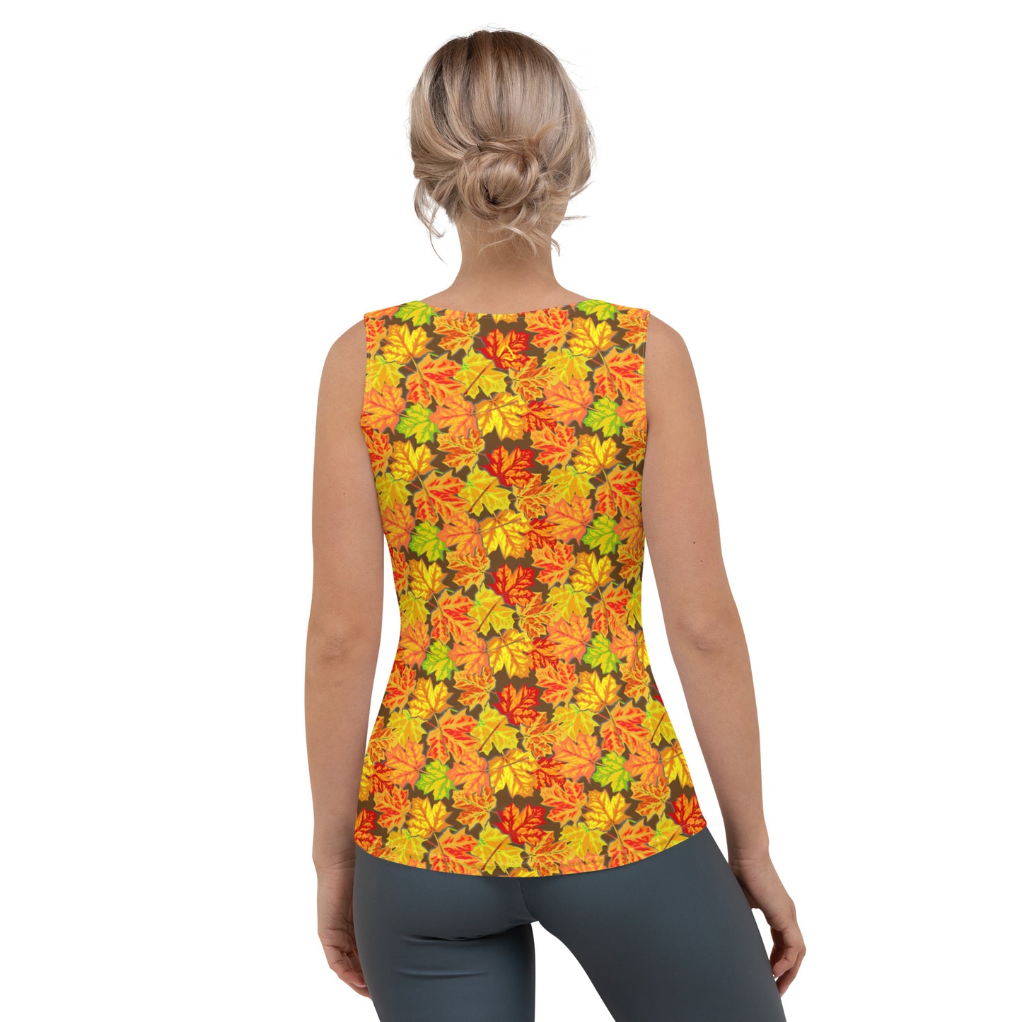 Fallen Fall Leaves Yoga Tank Top