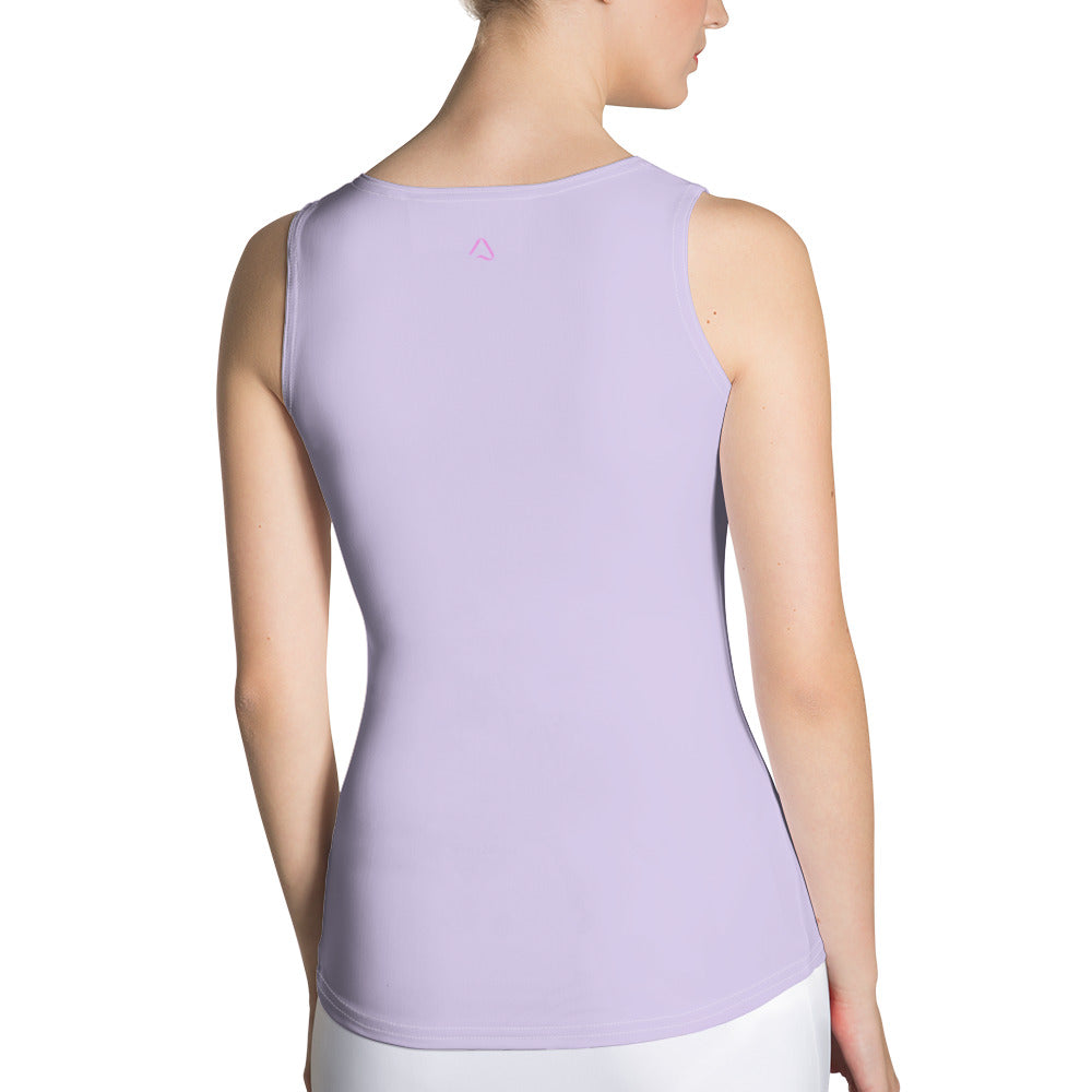 Pastel Pinstripes Solid Yoga Tank Top