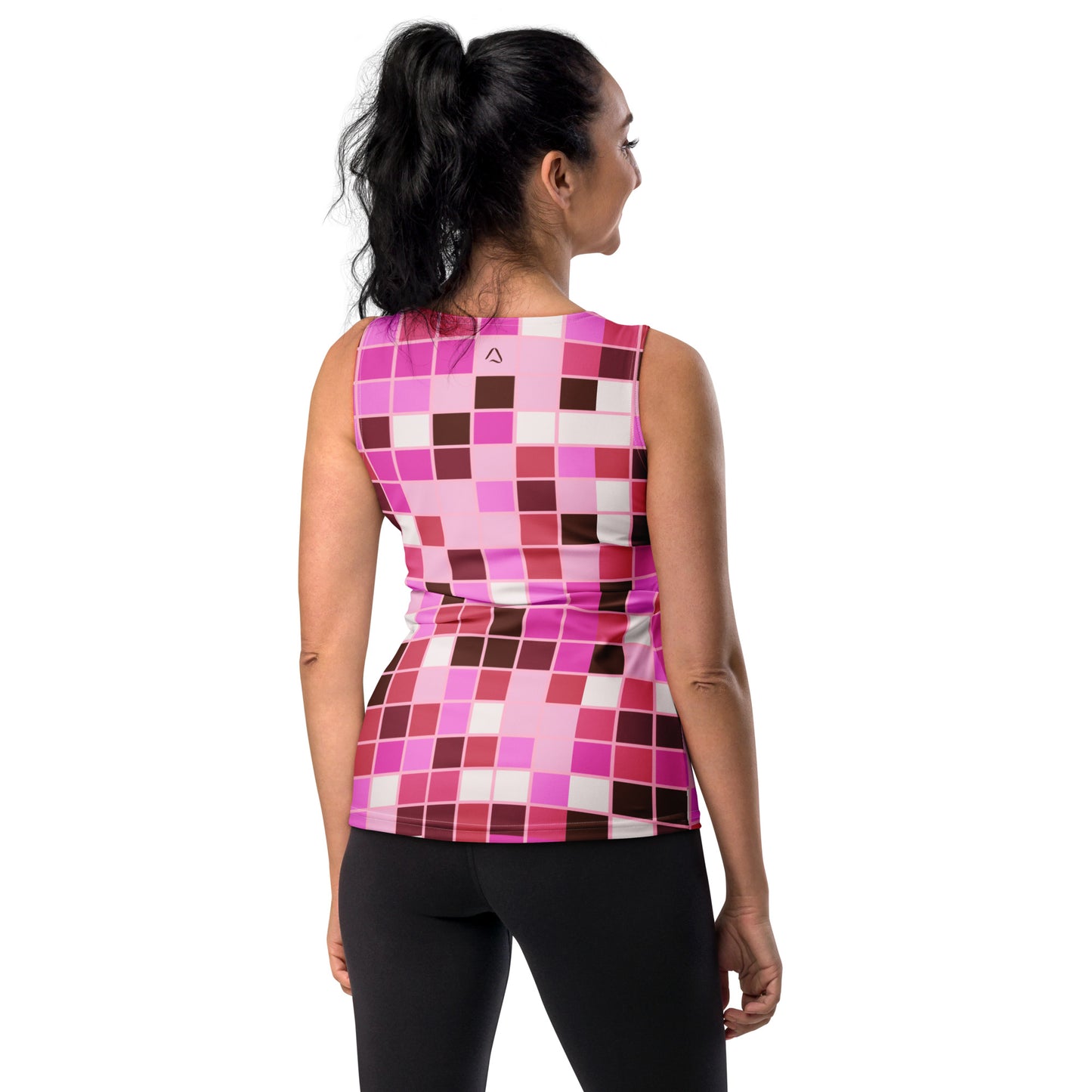 Pink Tile Yoga Tank Top