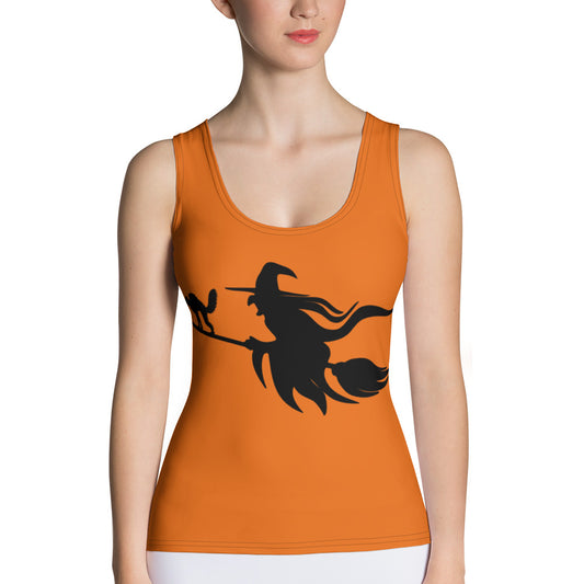 Witch's Broom Yoga Tank Top