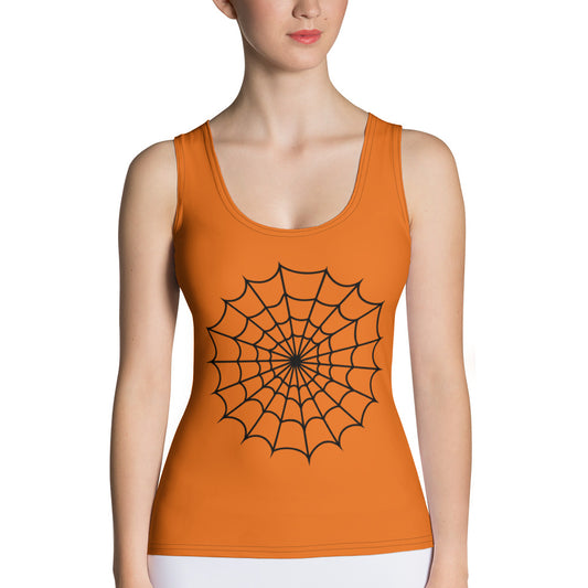 A Web of Poses Yoga Tank Top