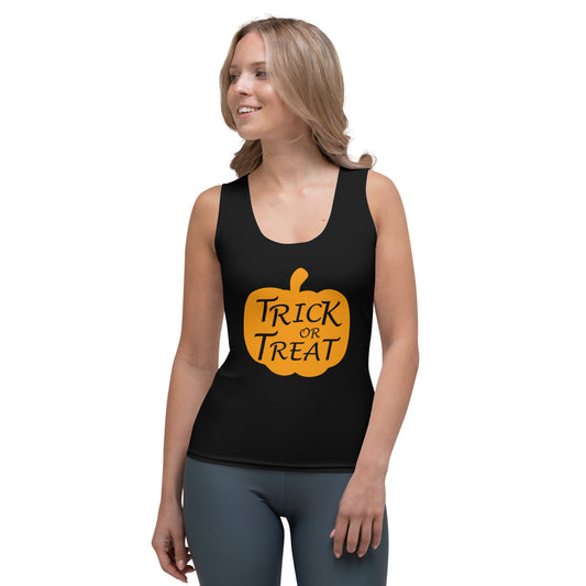 Trick or Treat Pumpkin Yoga Tank Top