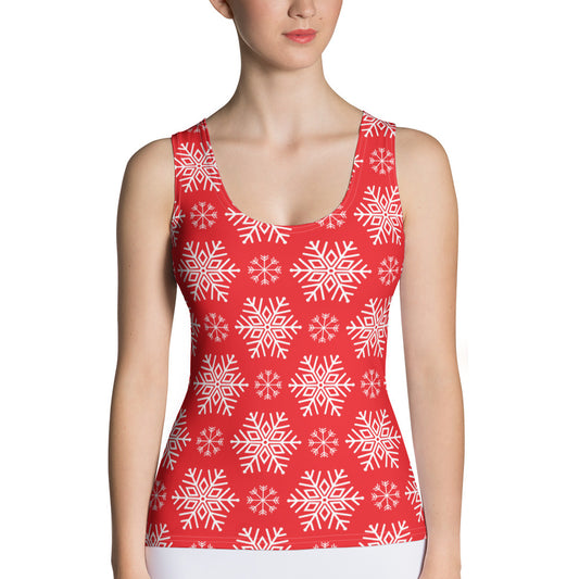 Snowflake Serenity Yoga Tank Top