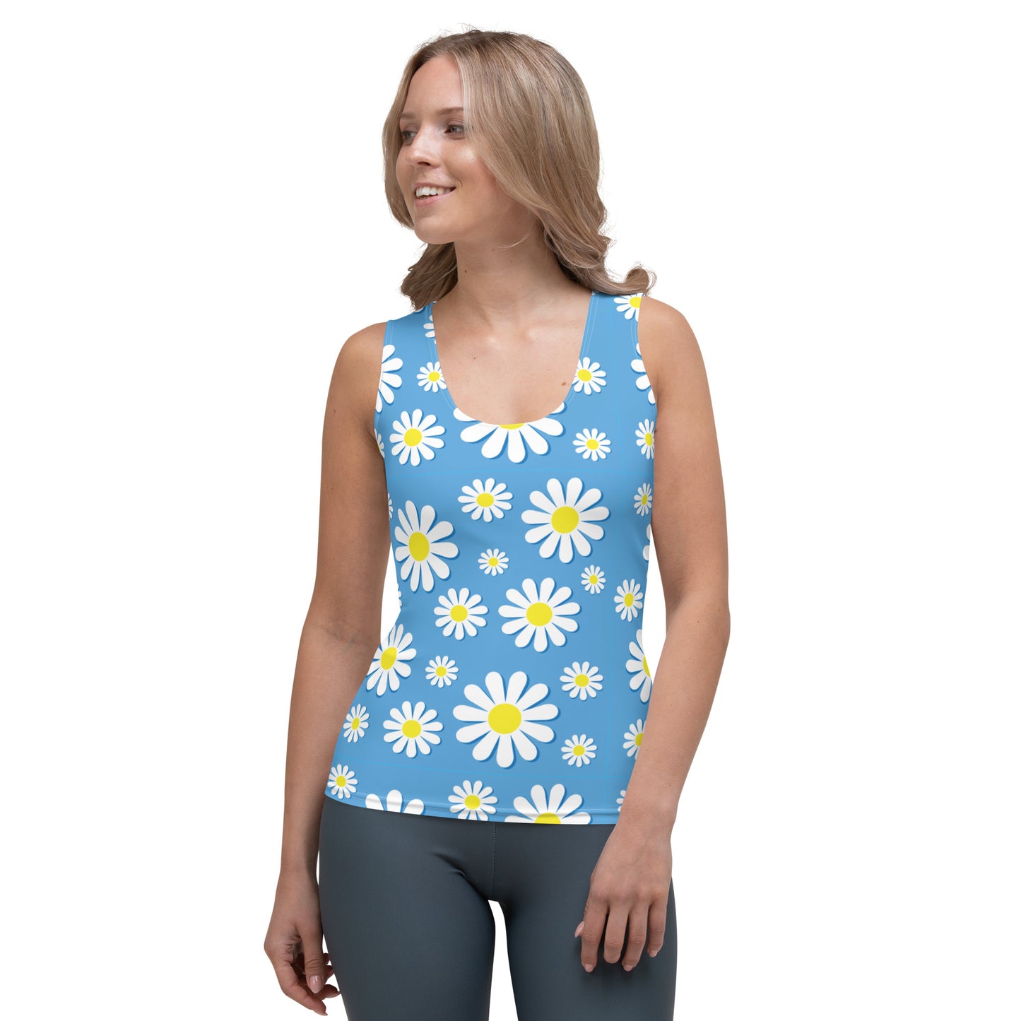 Daytime Daisies Yoga Tank Top