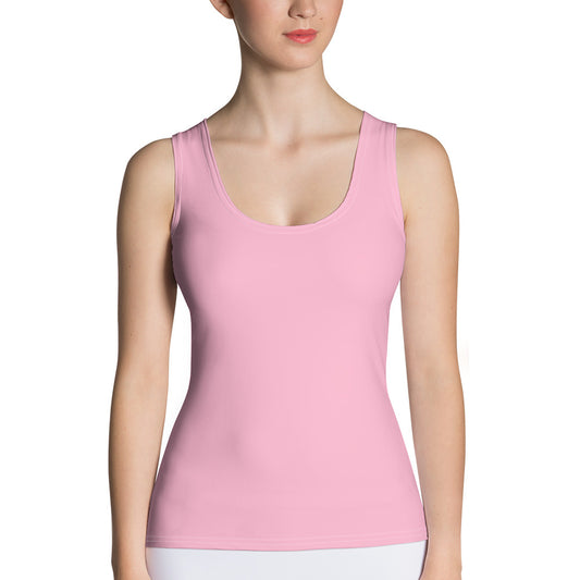 Pink Tile Yoga Tank Top