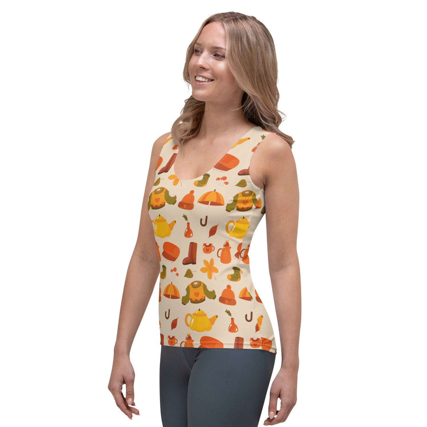 Sweater Weather Yoga Tank Top