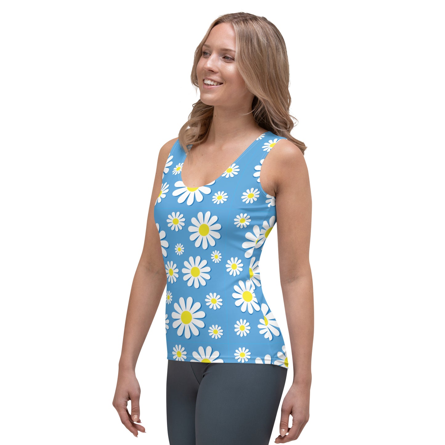 Daytime Daisies Yoga Tank Top