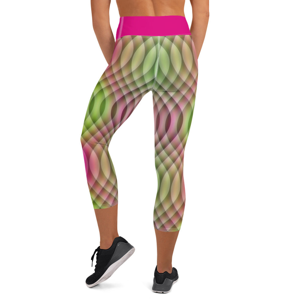 Watermelon Kaleidoscope Capris