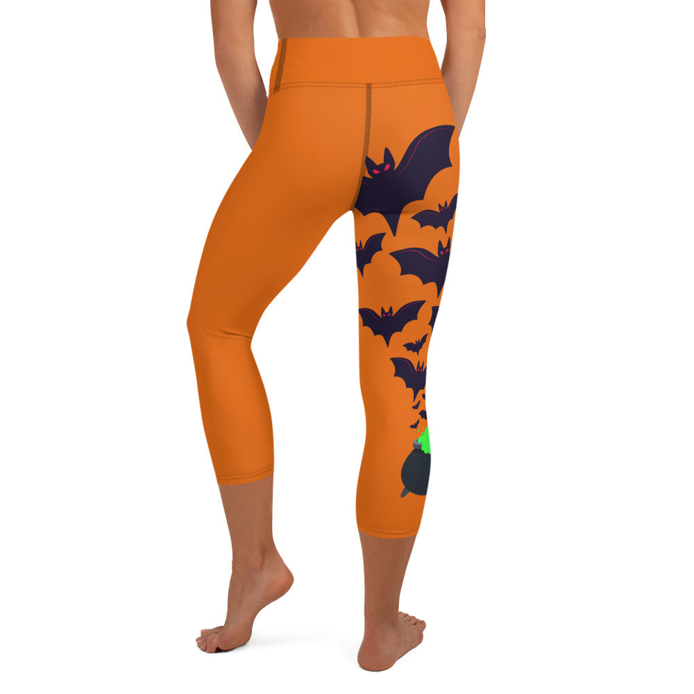 Big Flying Bats Yoga Capris