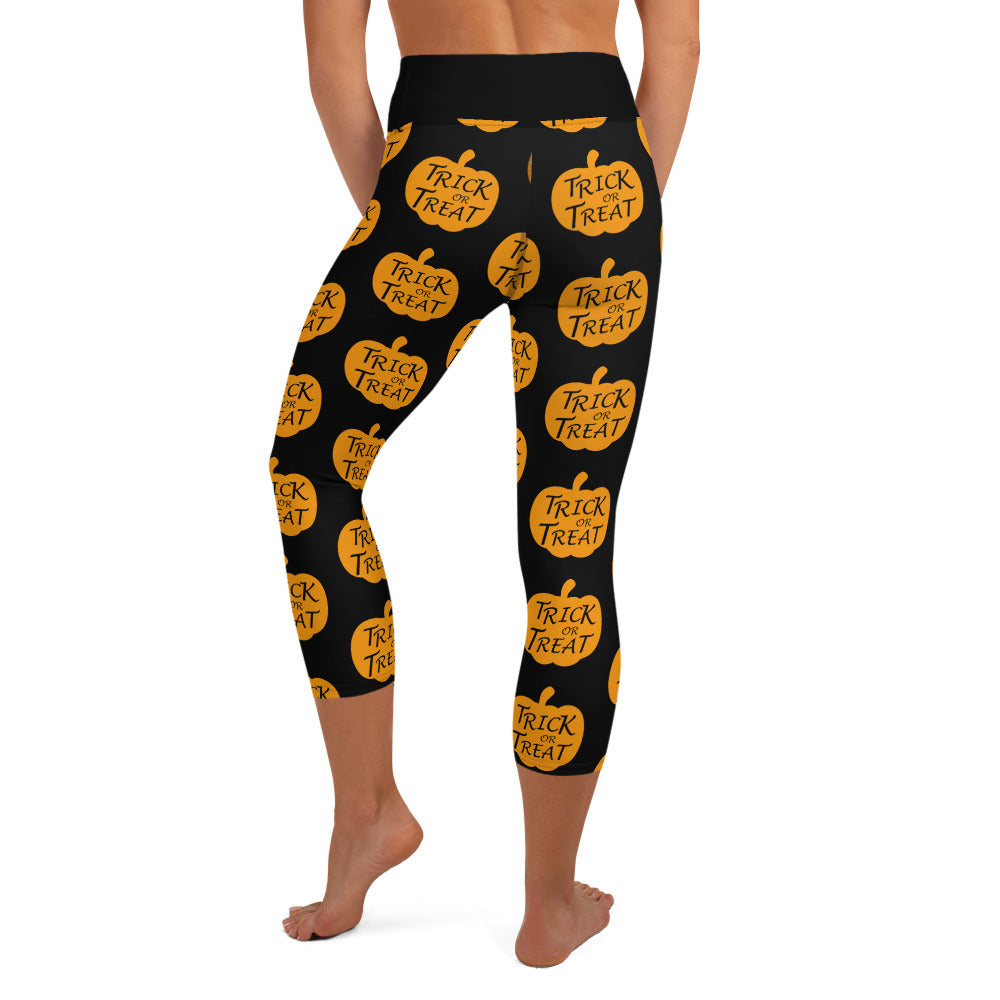 Trick or Treat Pumpkin Yoga Capris