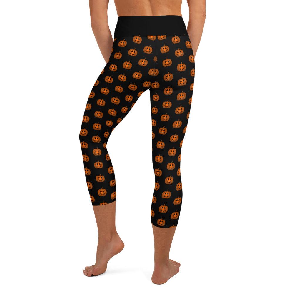 Happy Pumpkins Yoga Capris