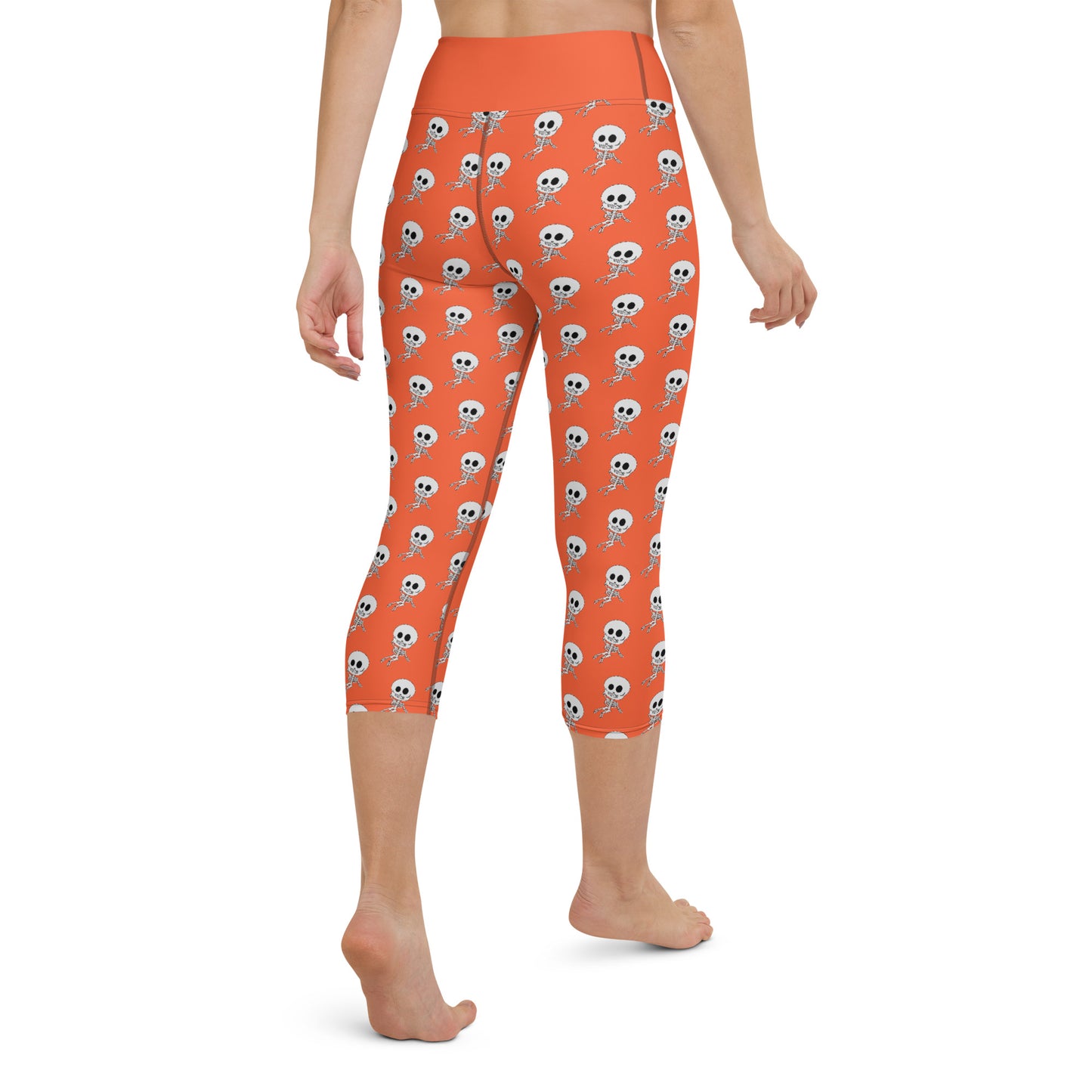 Gasper the Friendly Skeleton Yoga Capris