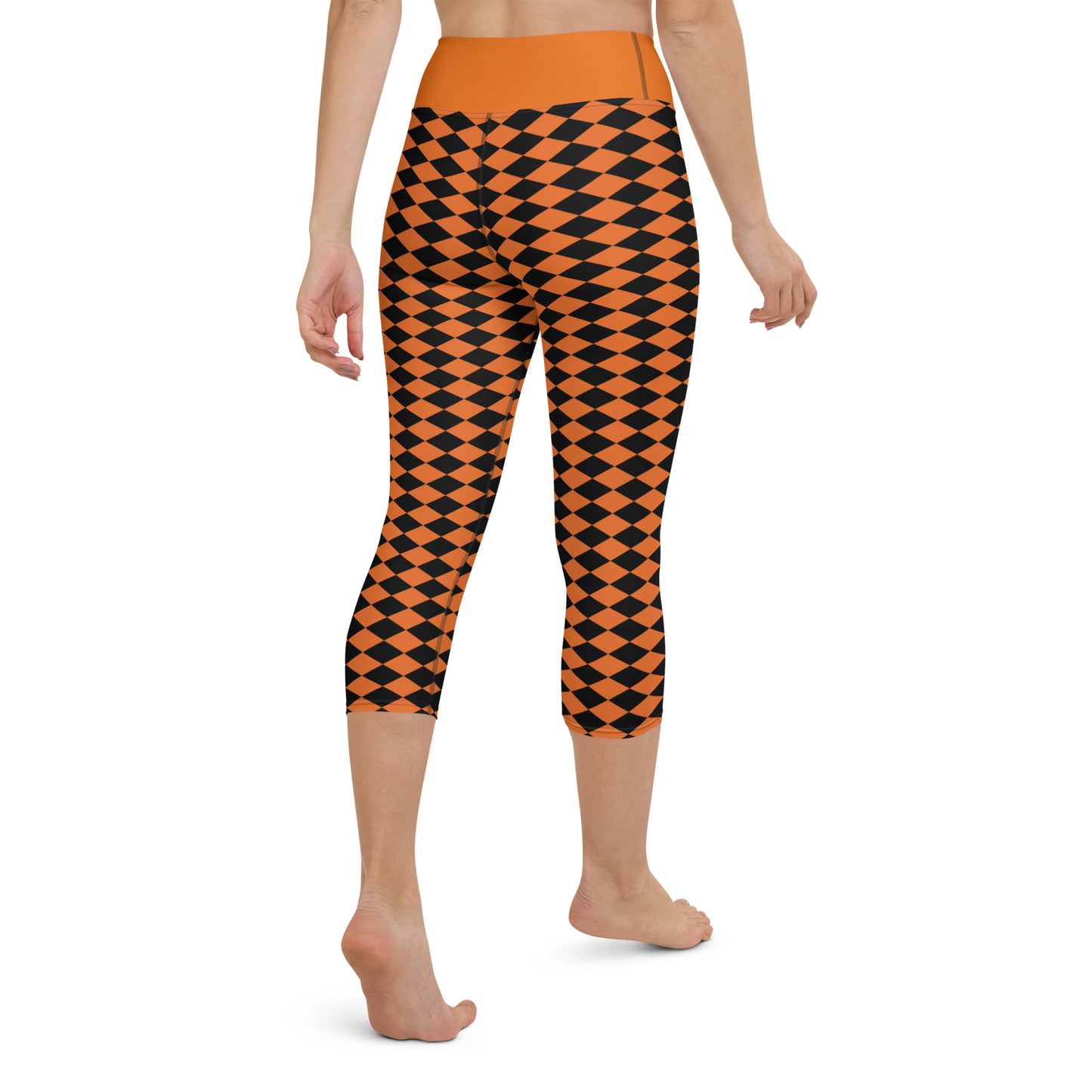 Haunted Checkerboard Yoga Capris