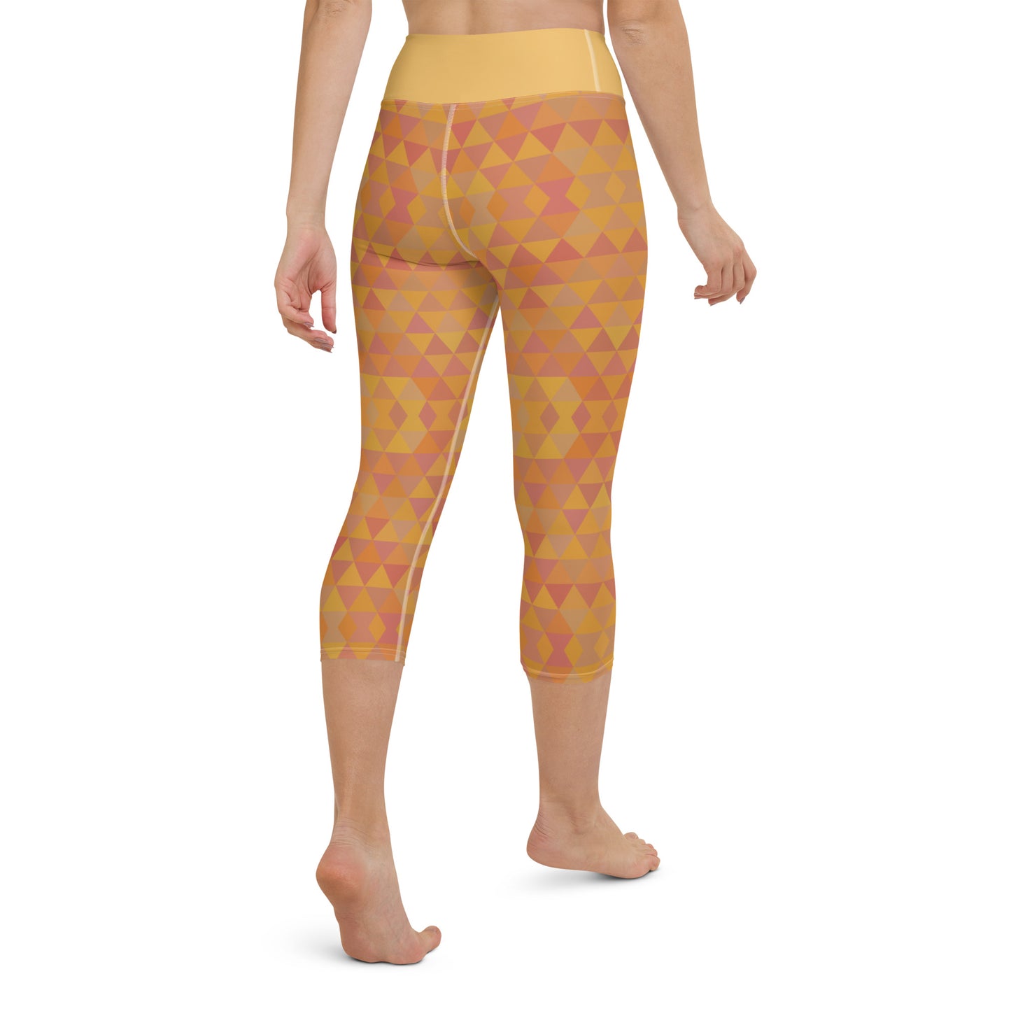 Inspiring Pumpkin Spice Isosceles Yoga Capris