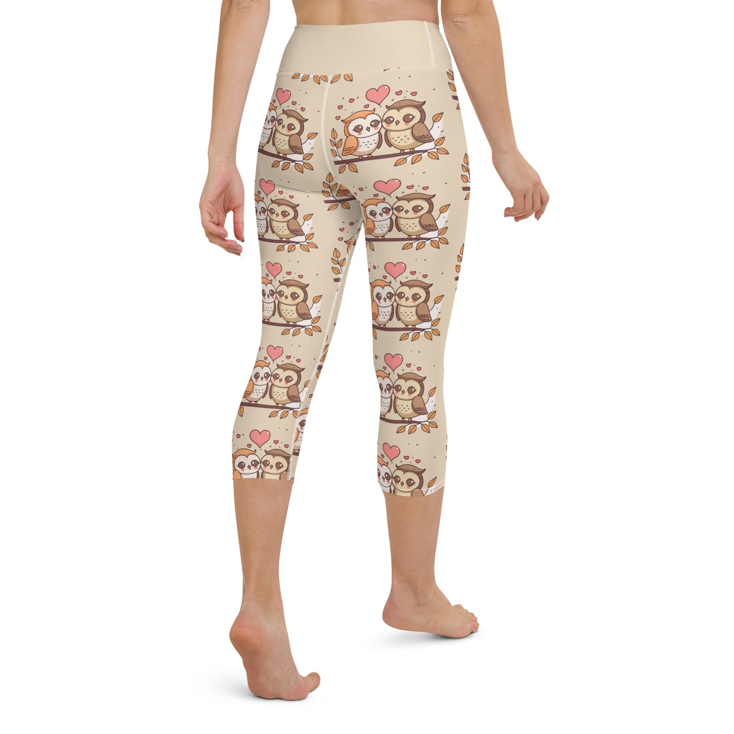 Owl the Love in the World Yoga Capris