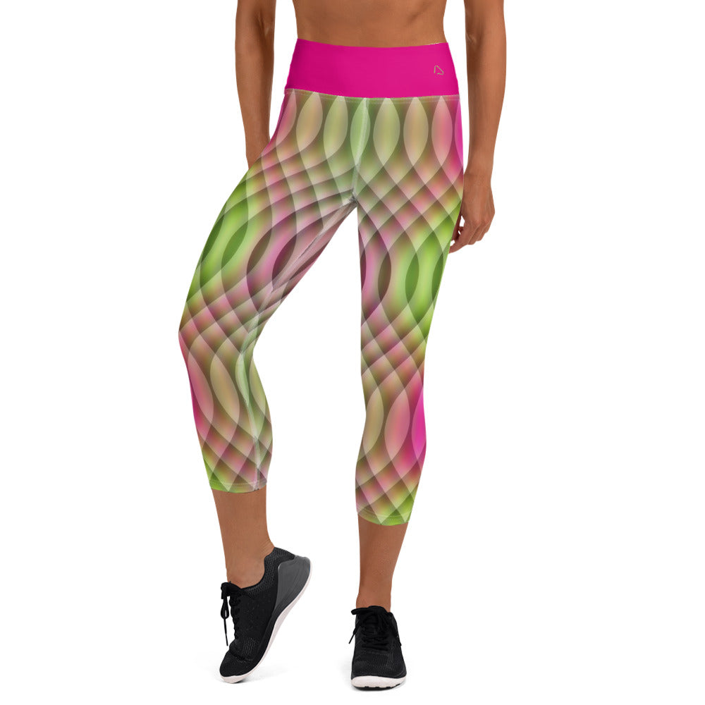 Watermelon Kaleidoscope Capris