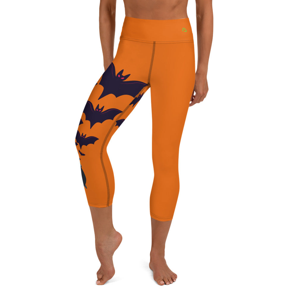 Big Flying Bats Yoga Capris