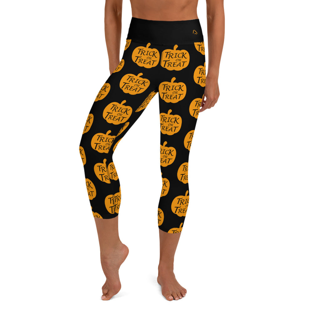 Trick or Treat Pumpkin Yoga Capris